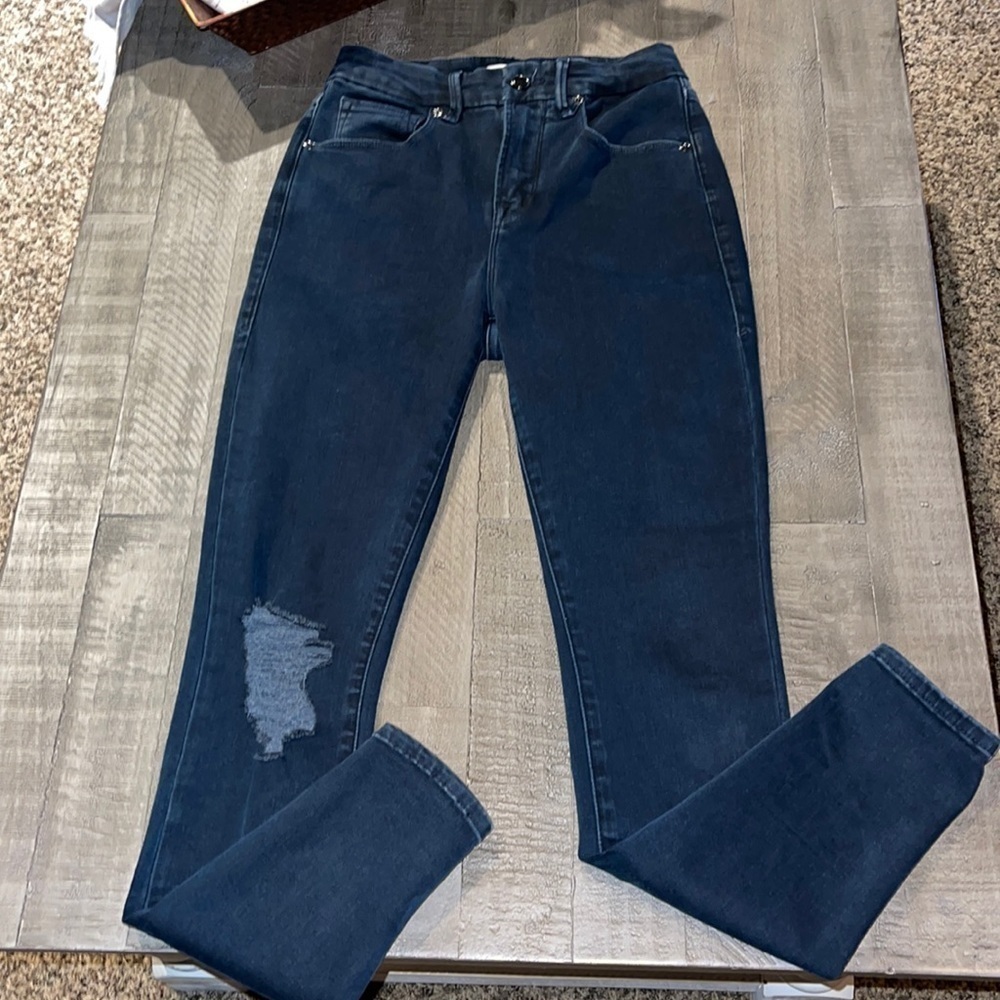 Good América dark blue jeans 2/26